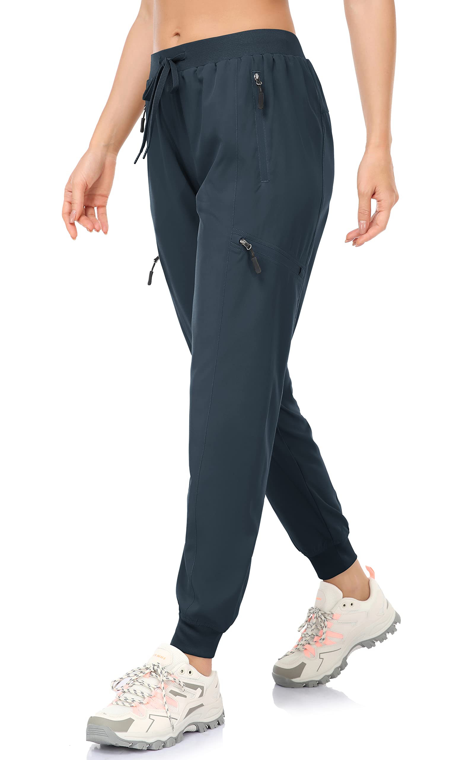 GymBrave Women's Athletic Jogger Pants Running Track Workout Lightweight Quick Dry Jogging Hiking Active Walk Sports Pant